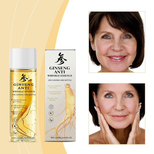 Ginseng Essence Anti-Wrinkle Essence - Rejuvenating Facial Serum for Youthful Skin, Reduces Fine Lines & Wrinkles, Hydrates & Firms Skin, with Natural Ginseng Extract, 4.05 fl oz