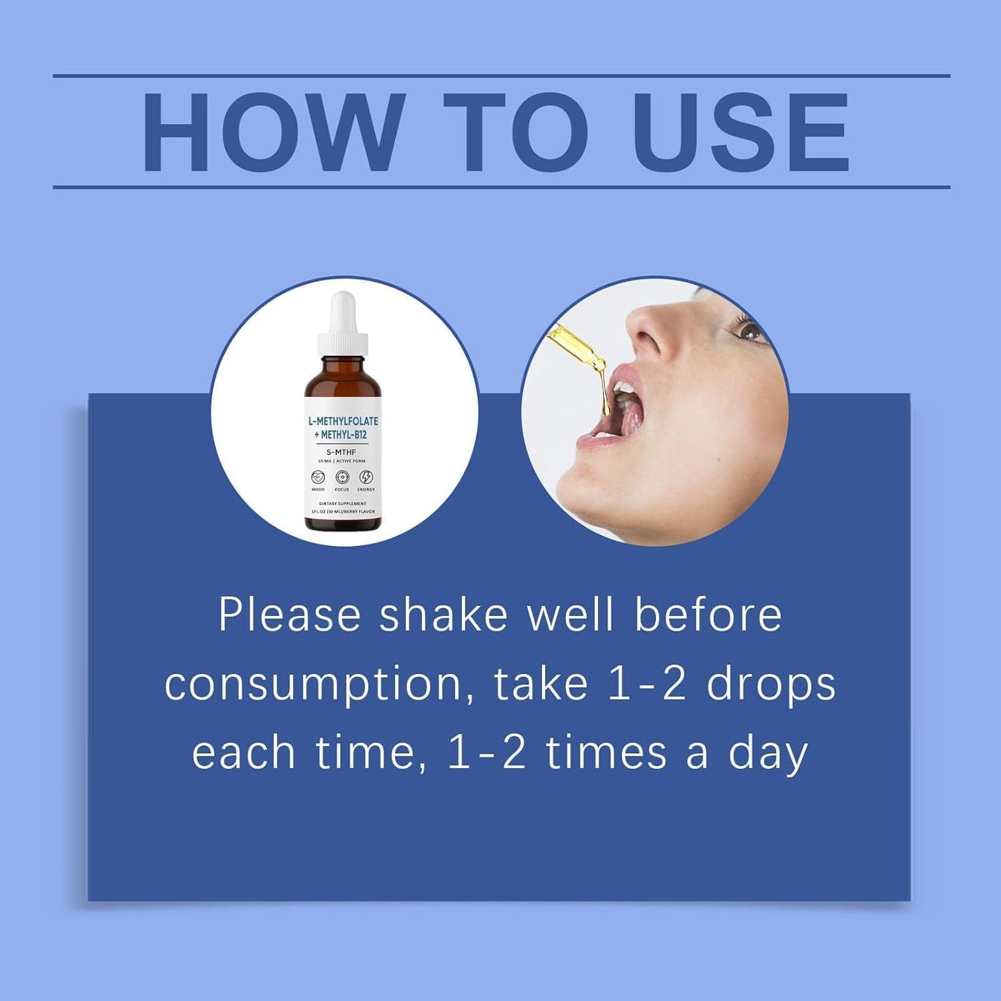 Pure Methylfolate, 15mg L-Methylfolate + Methyl-B12, Sublingual Form - 5-MTHF Form, for Cognition Clarity, Mood Balance & Overall Wellness, Organic Berry Flavor, Gluten Free, Non-GMO (1)