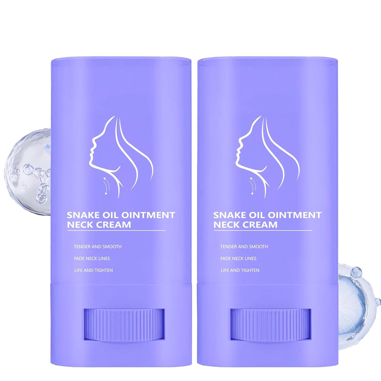 Neck Care Stick, Lifting and Firming Neck Cream, Snake Oil Firming Cream, Oil-Nourishing, Snake 0il Tighten Lift Cream for Women