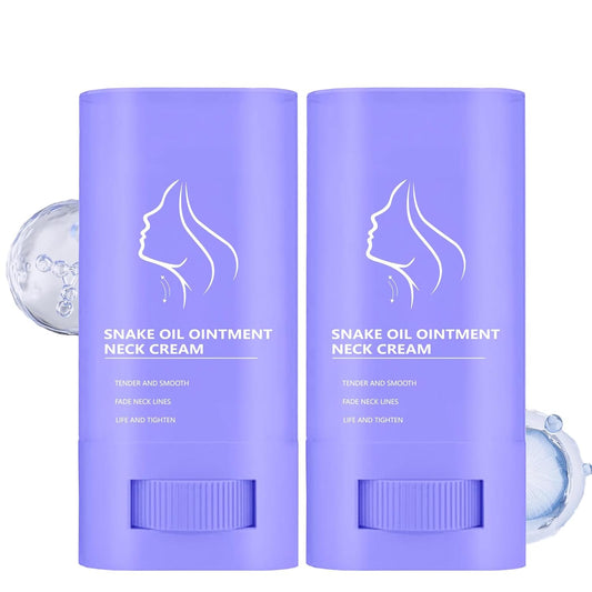 Neck Care Stick, Lifting and Firming Neck Cream, Snake Oil Firming Cream, Oil-Nourishing, Snake 0il Tighten Lift Cream for Women