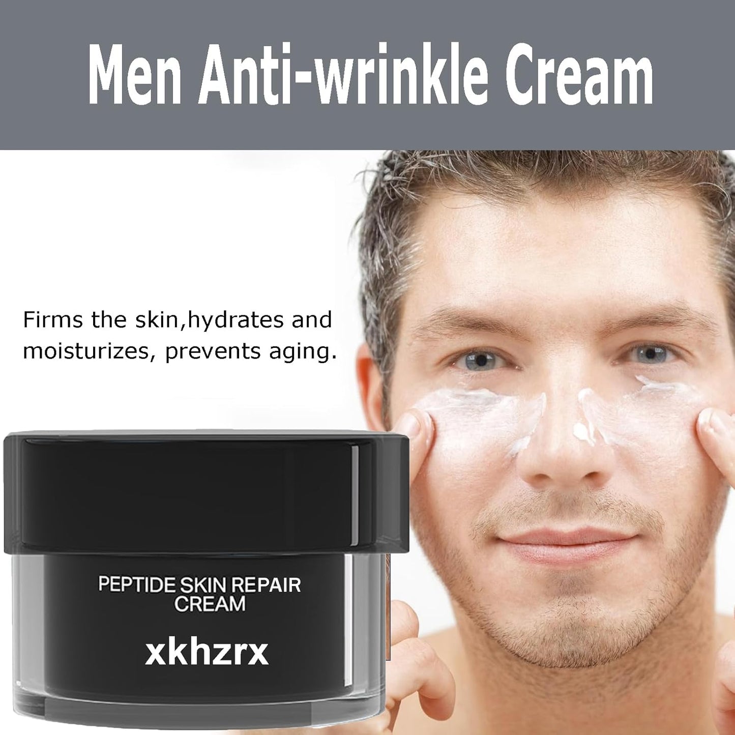 xkhzrx Peptide Face Cream, Lighten Fine Lines, Moisturize, 1.76oz