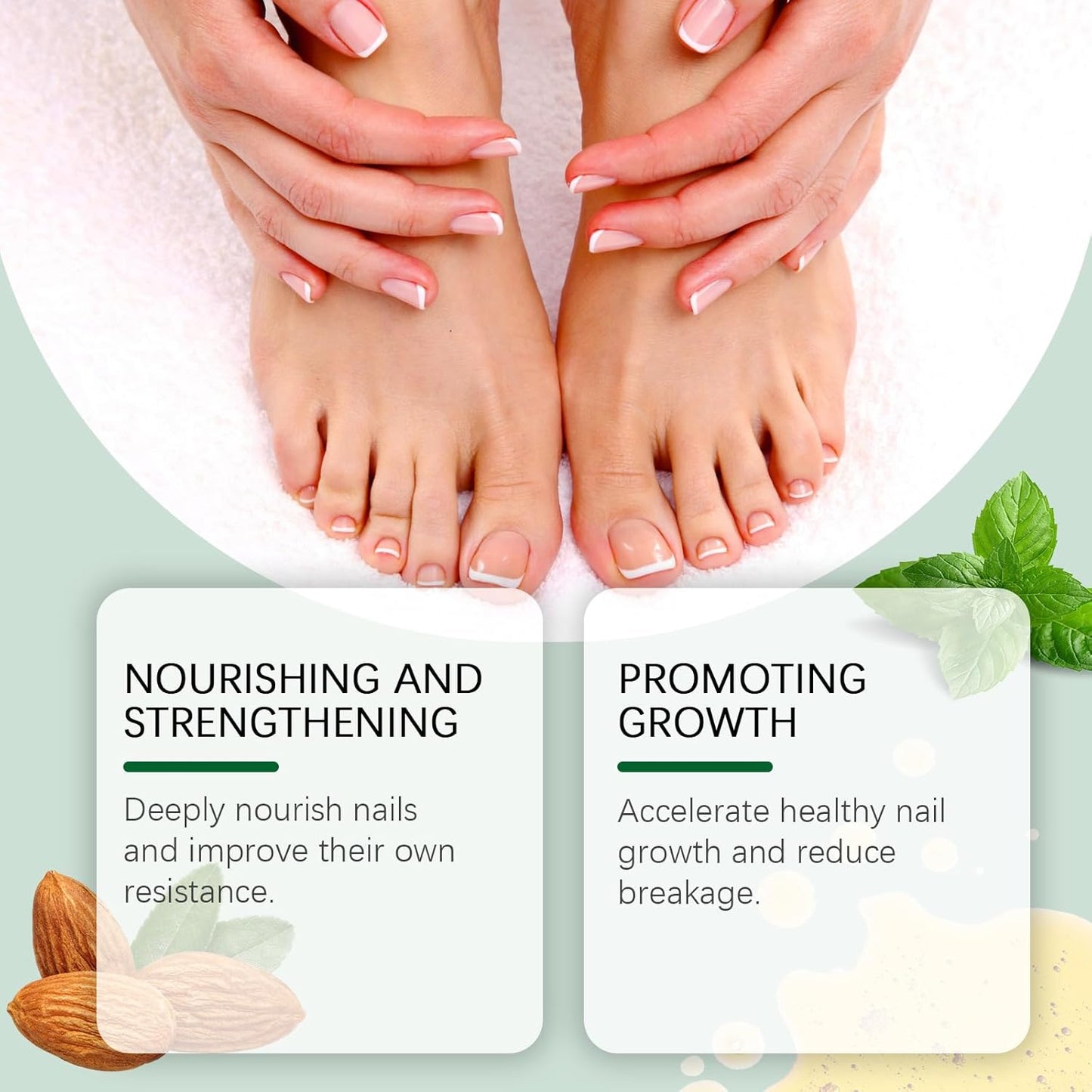 UltraGrow Nail Serum, Nail Growth Serum for Brittle Peeling Breaking Thin Nails, 1 fl.oz