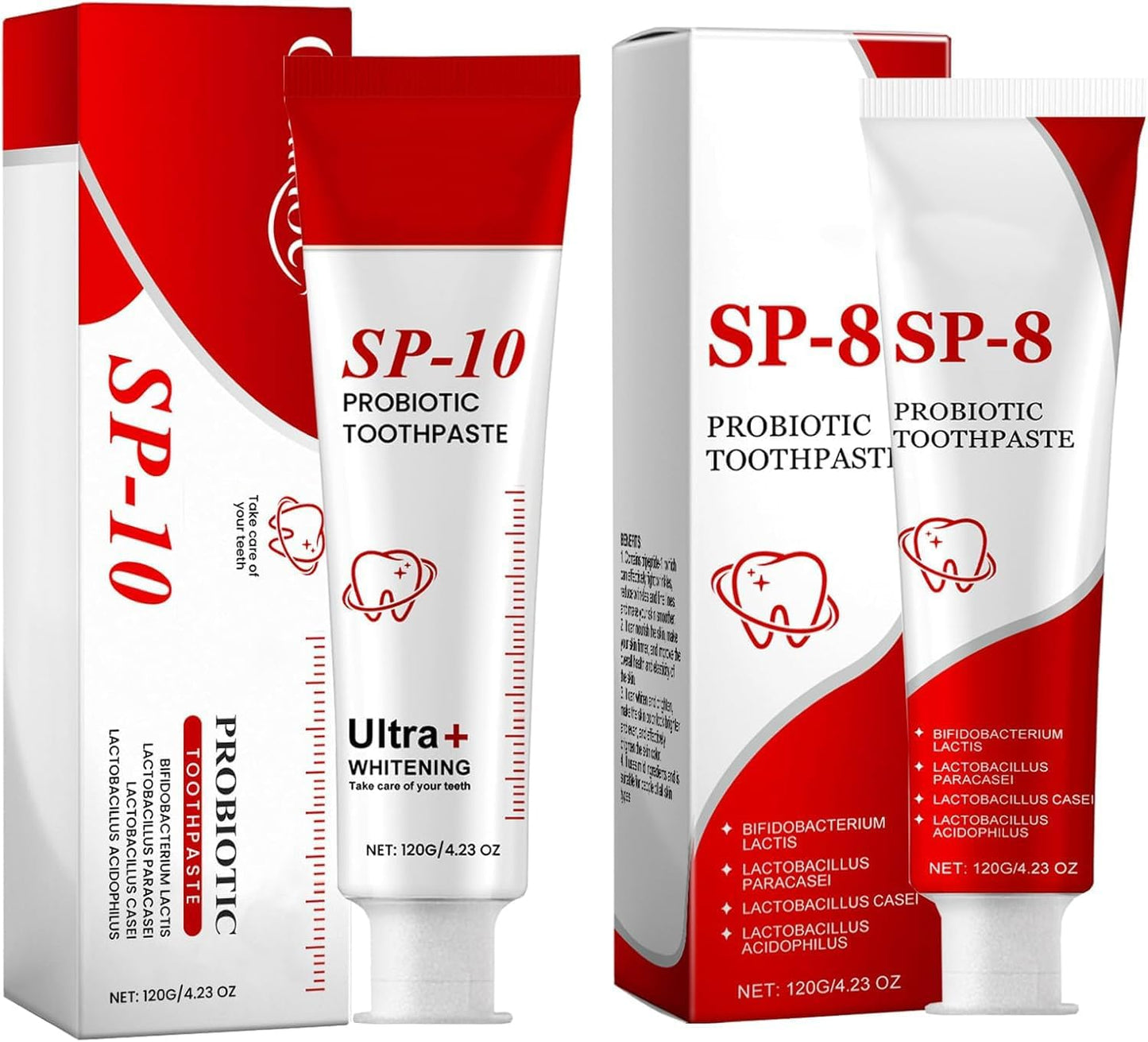 sp-8 Toothpaste, SP-8/SP-10 Probiotic Toothpaste Oral Health Management, Fresh Breath, Deep Cleaning Care, Fluoride-Free