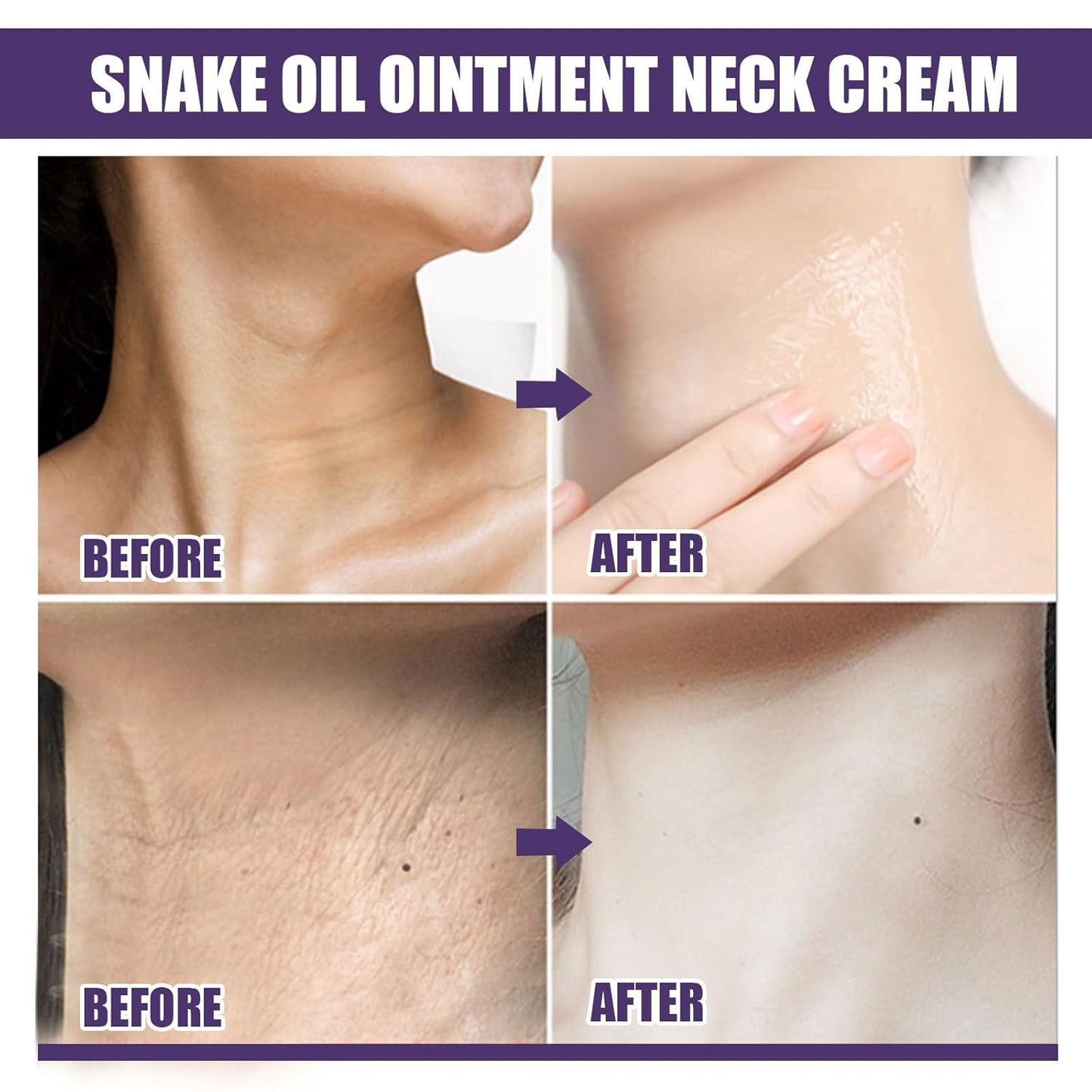 Neck Care Stick, Lifting and Firming Neck Cream, Snake Oil Firming Cream, Oil-Nourishing, Snake 0il Tighten Lift Cream for Women