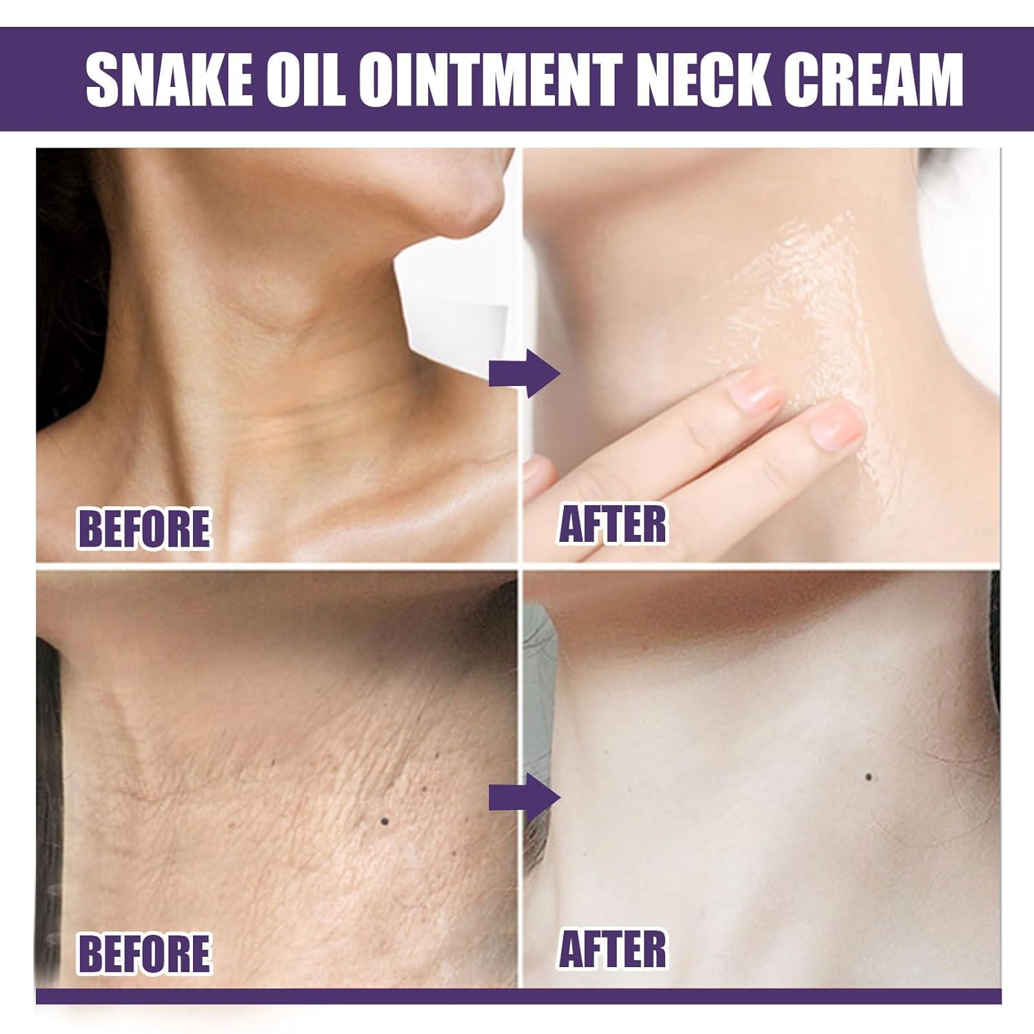 Neck Care Stick, Lifting and Firming Neck Cream, Snake Oil Firming Cream, Oil-Nourishing, Snake 0il Tighten Lift Cream for Women