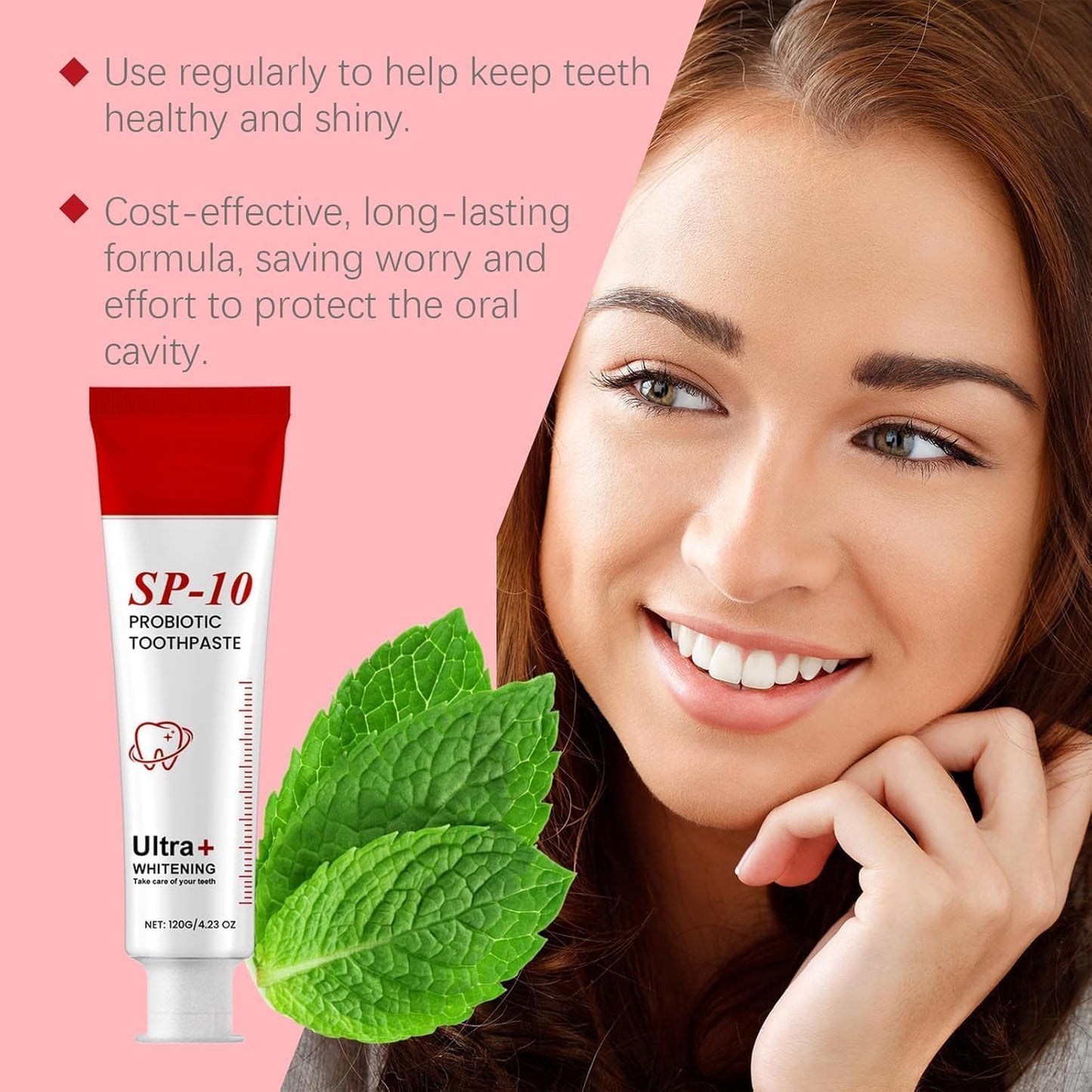 sp-8 Toothpaste, SP-8/SP-10 Probiotic Toothpaste Oral Health Management, Fresh Breath, Deep Cleaning Care, Fluoride-Free